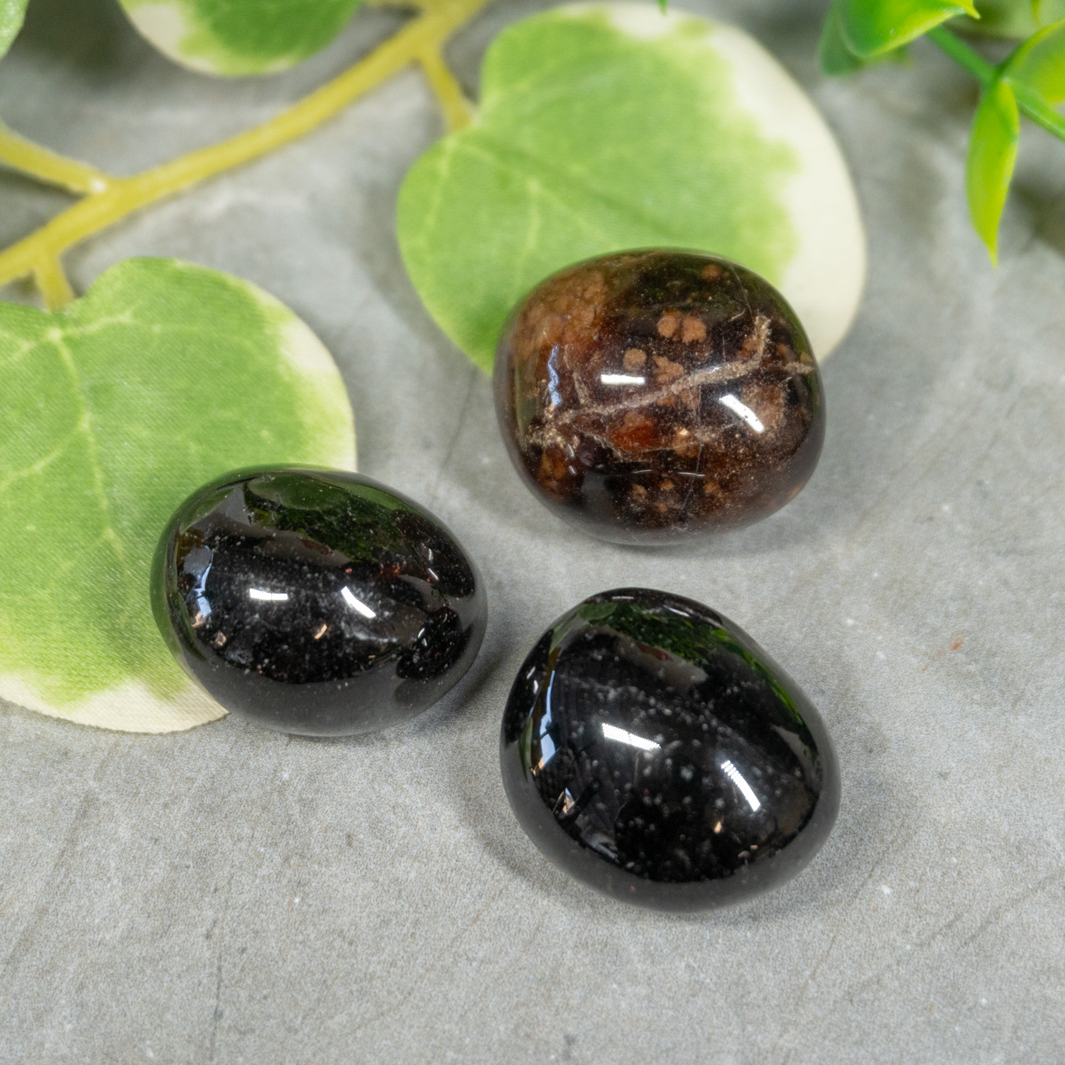 Hessonite Garnet Tumbled