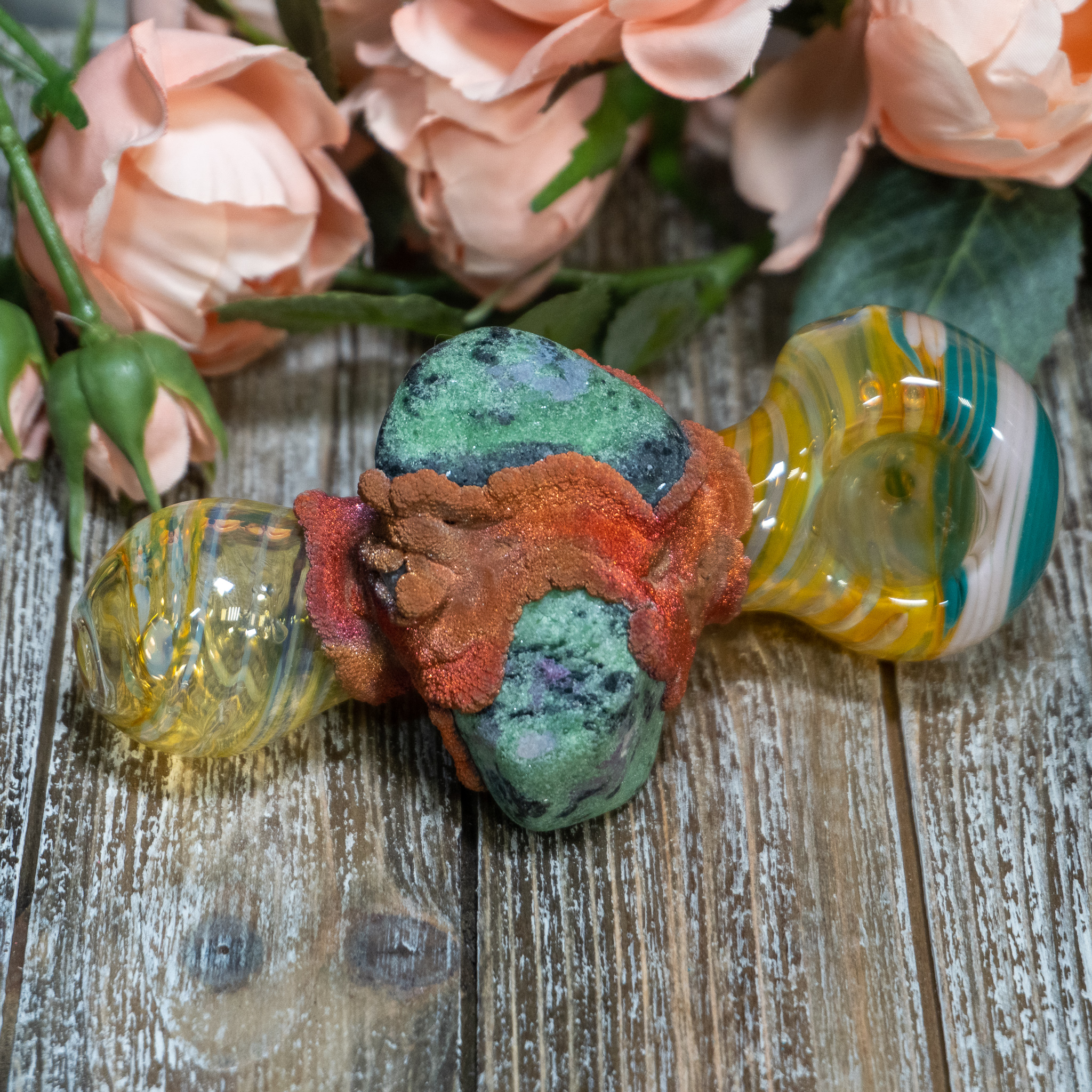 Ruby Zoisite Smoking Bowl