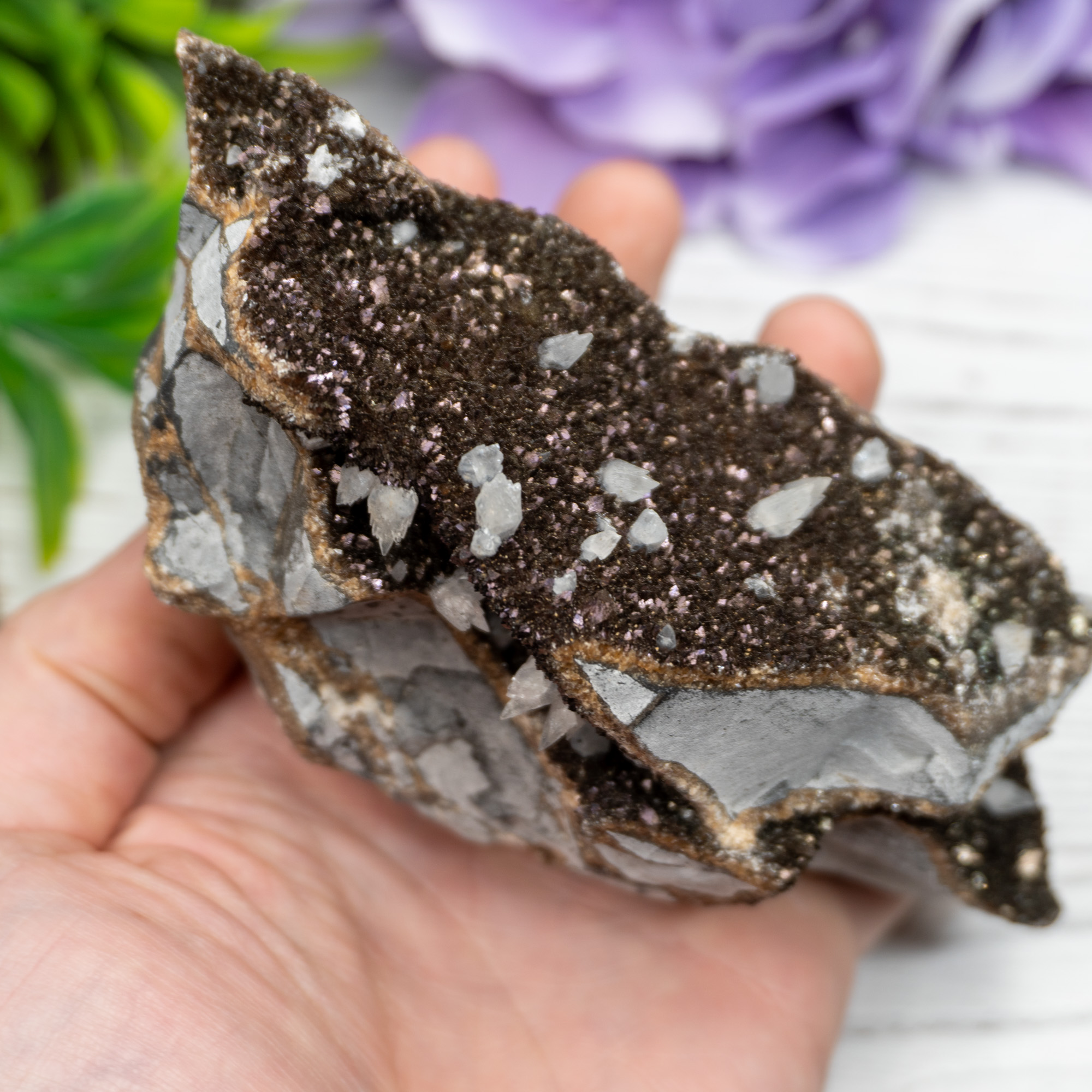 Iridescent Calcite #16 - The Crystal Council