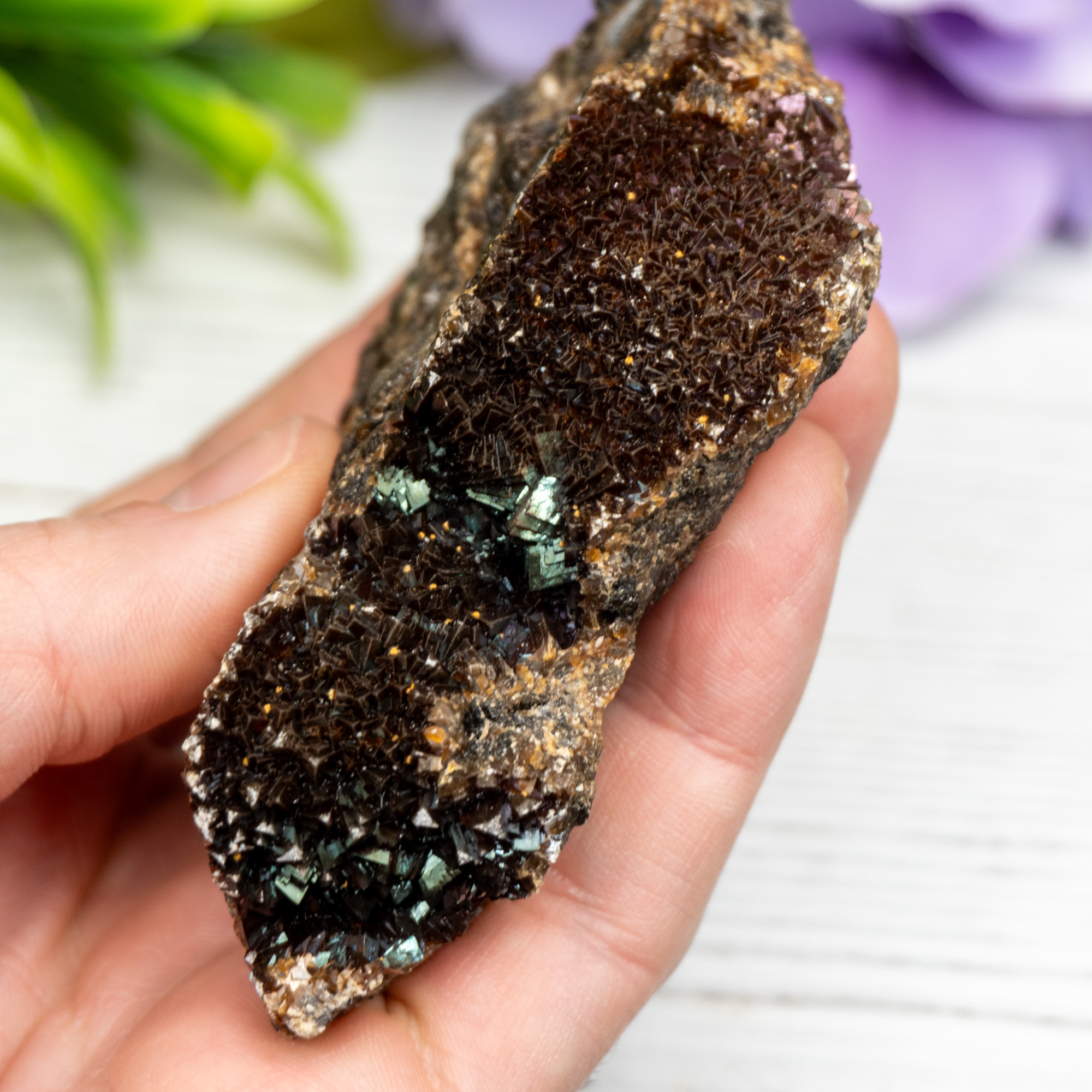 Iridescent Calcite #7 - The Crystal Council