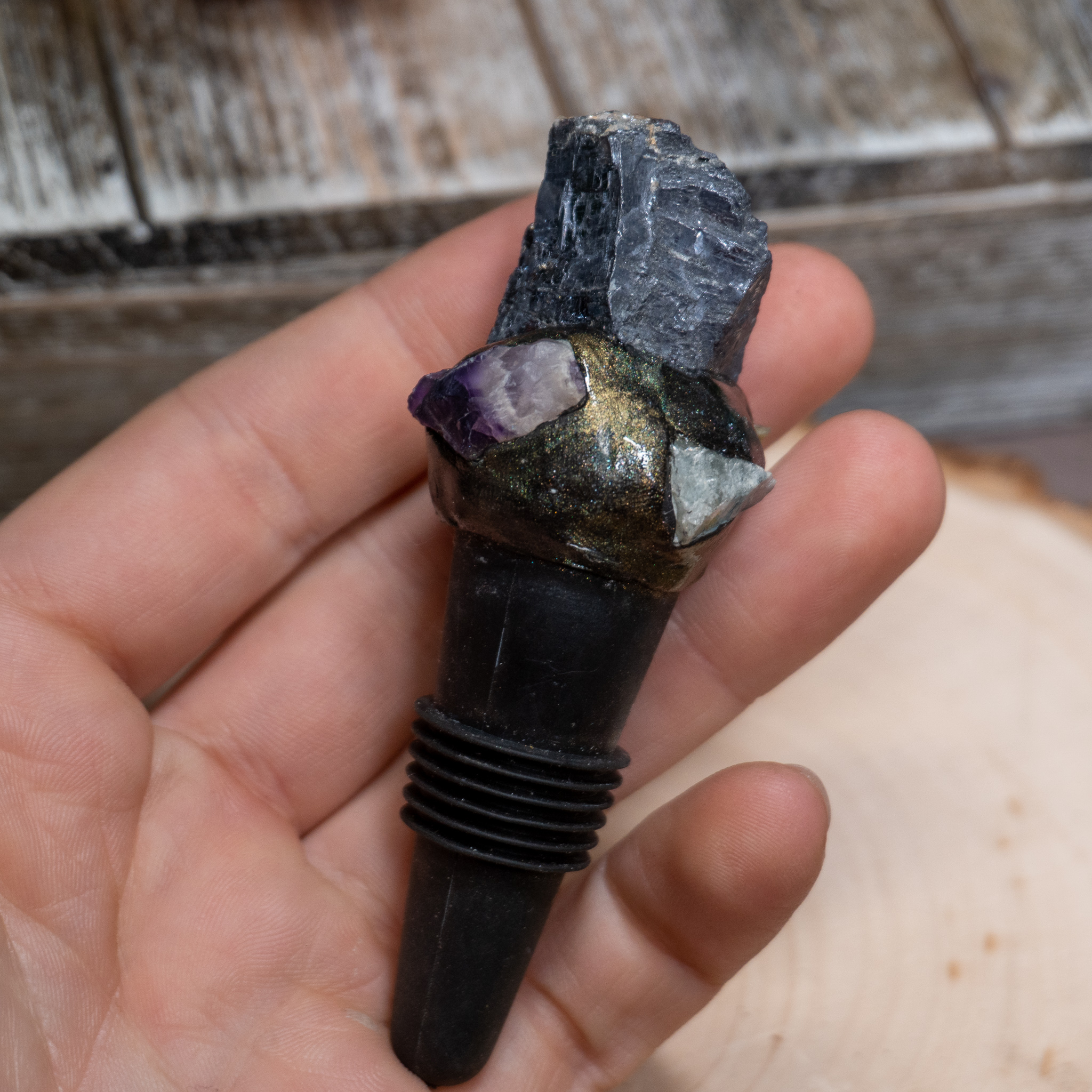 Noble Shungite Wine Stopper