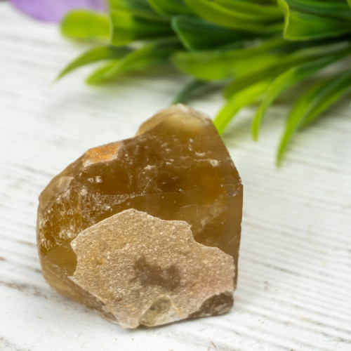 Yellow Fluorite with Quartz Coating #1