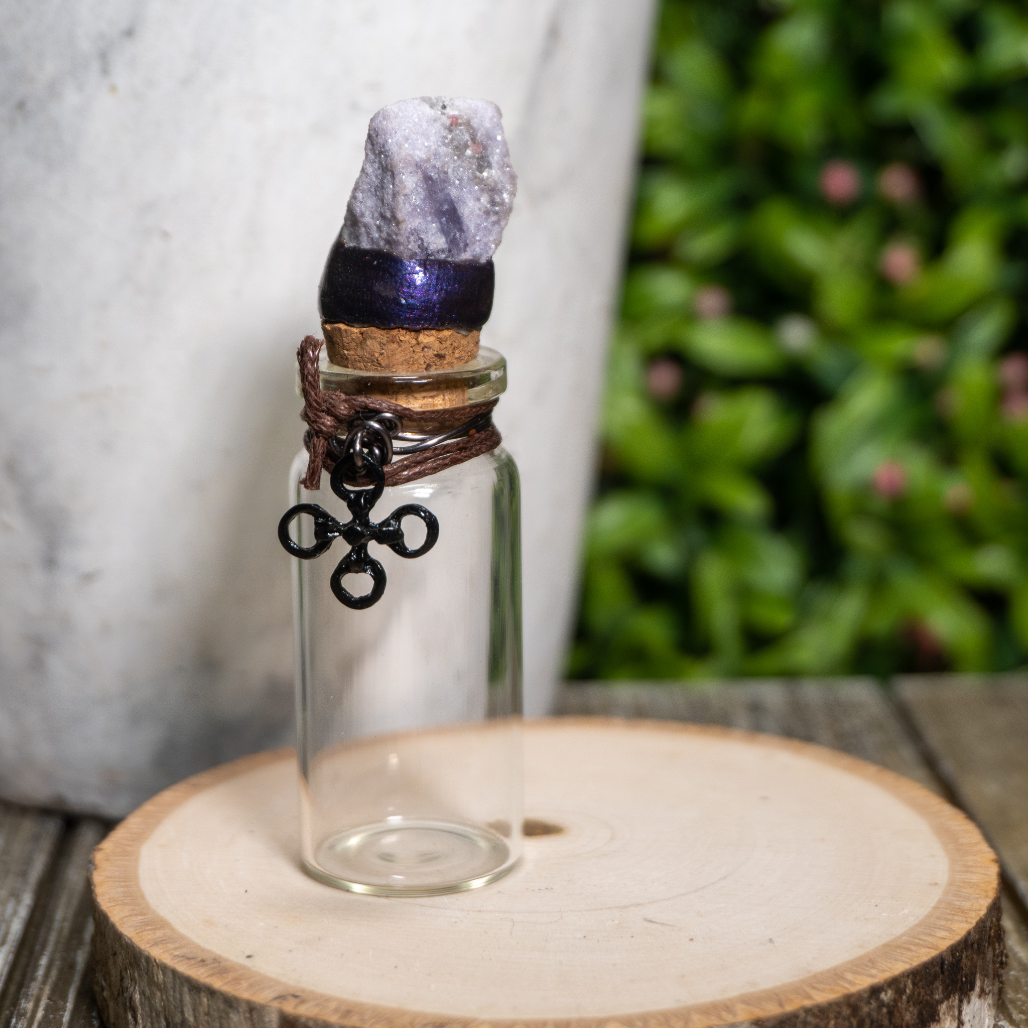 Raw Lepidolite Intention Jar
