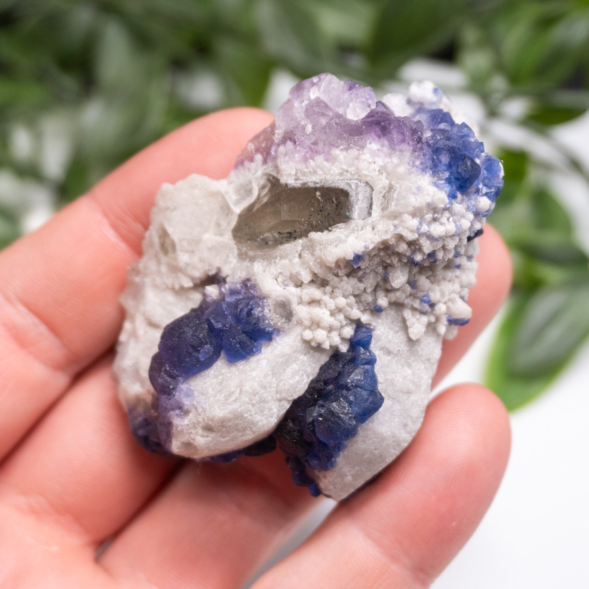 Mongolian Blueberry Fluorite #9