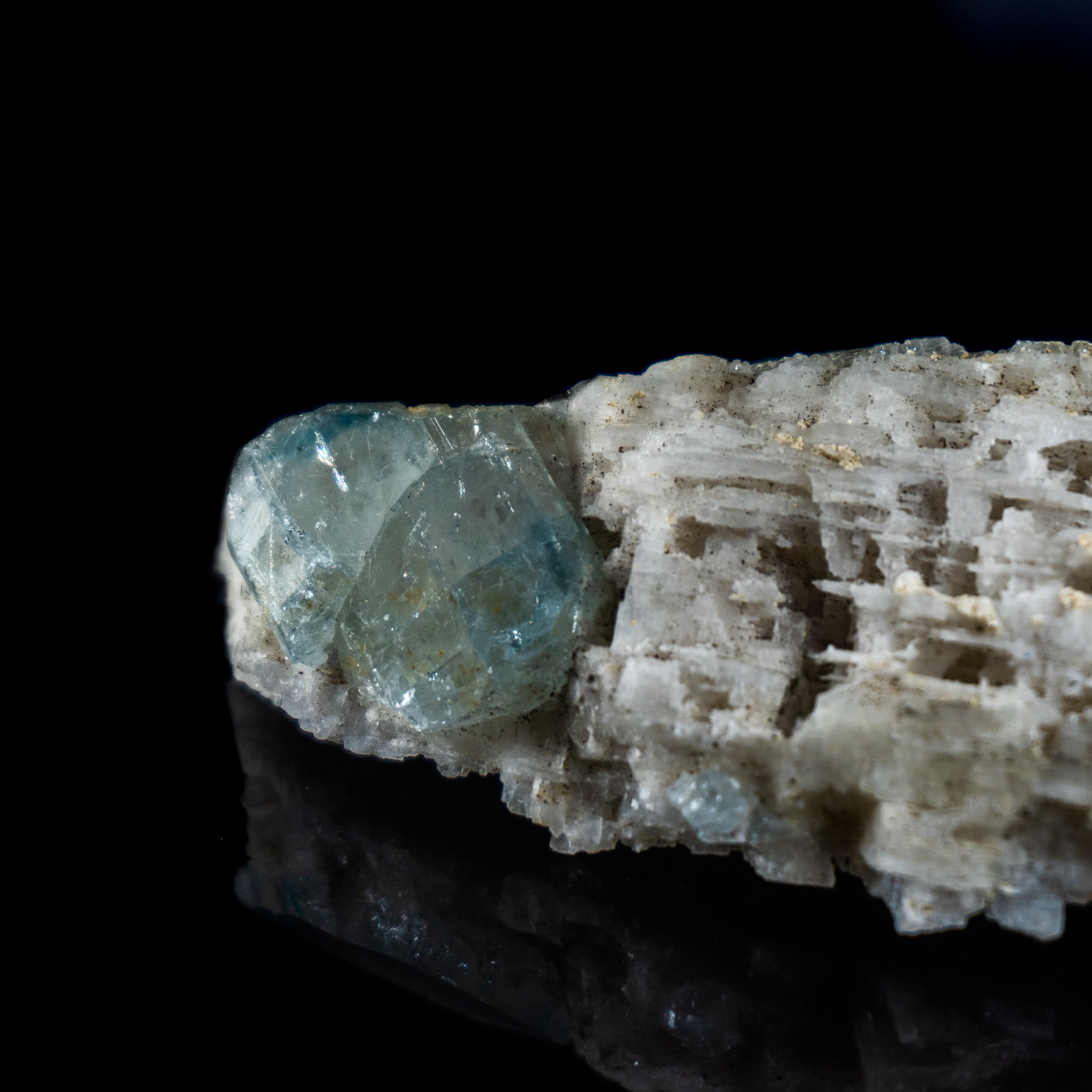 blue tourmaline crystal