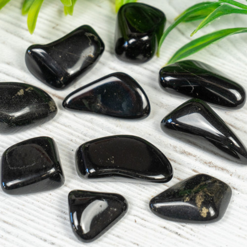 Lemurian Black Jade Tumbled