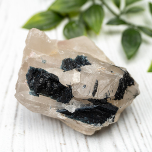 Blue Tourmaline on Quartz with Pink Tourmaline and Albite #1