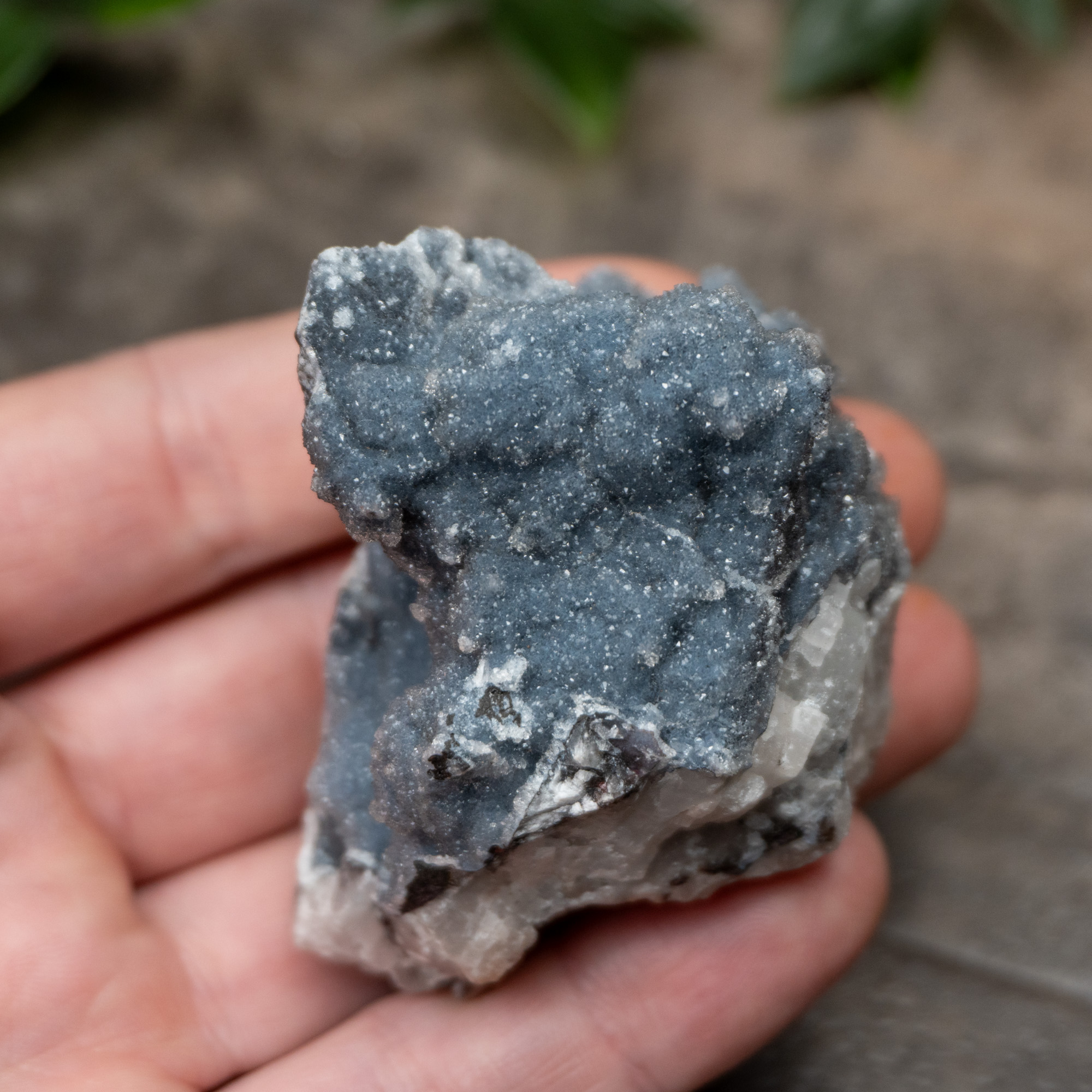 Blue Quartz on Maganese #4