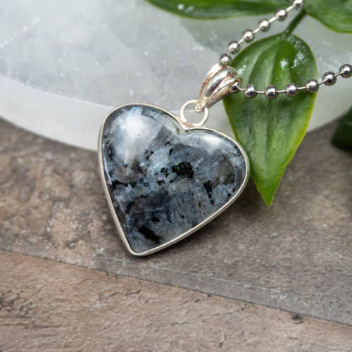Mystic Merlinite Heart Necklace #1