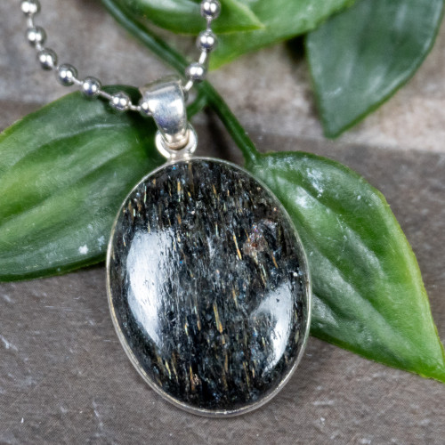 Nuummite Sterling Silver Necklace #2