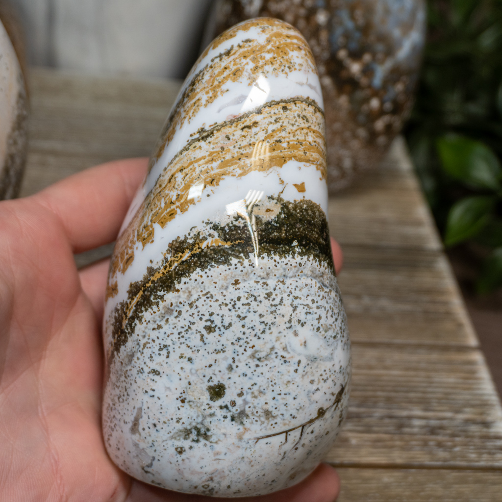 Medium Ocean Jasper Free Form The Crystal Council