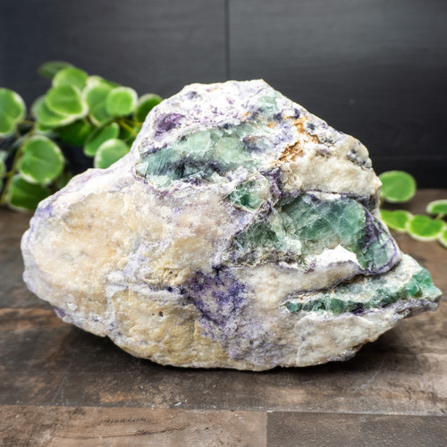 XL Green and Purple Fluorite #1