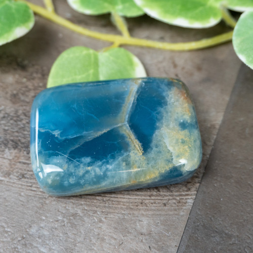 Blue Onyx Palmstone #8