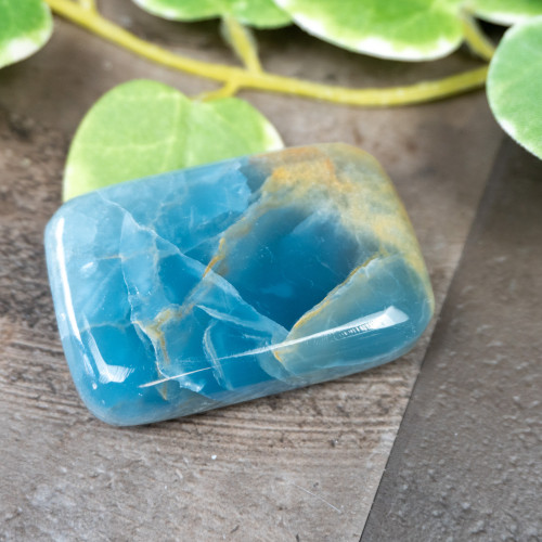 Blue Onyx Palmstone #7