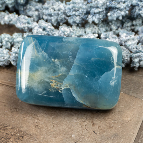 Blue Onyx Palmstone #4