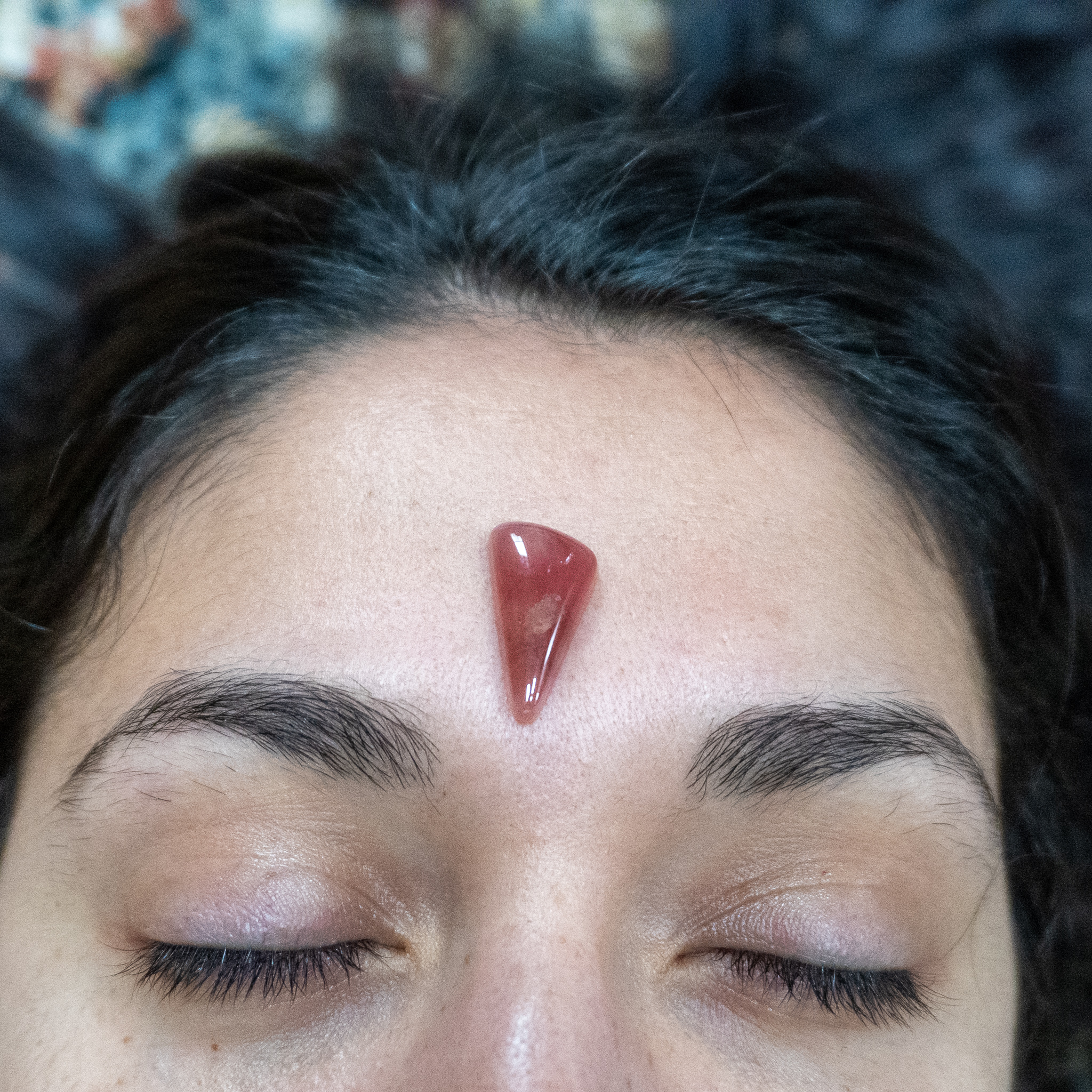 Rhodochrosite Meditation Teardrop