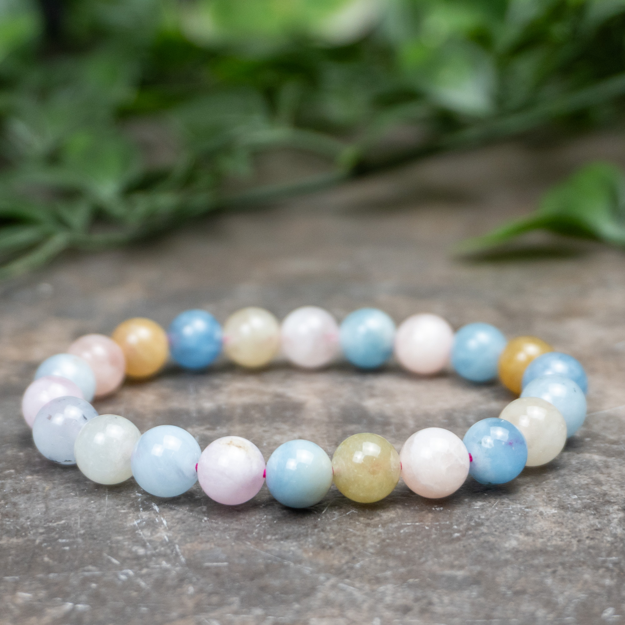 Morganite Bracelet 8mm