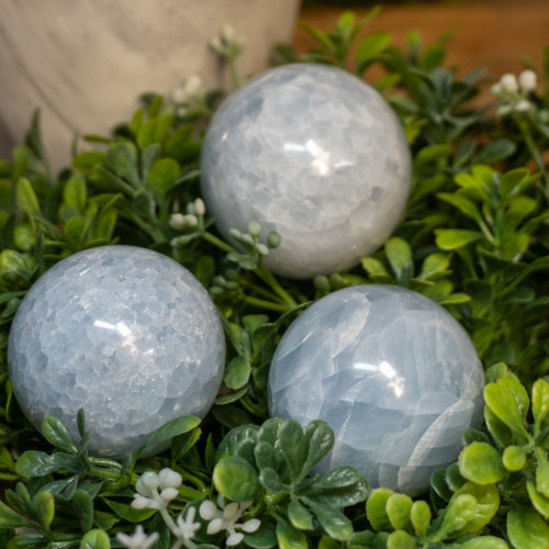 Small Blue Calcite Sphere
