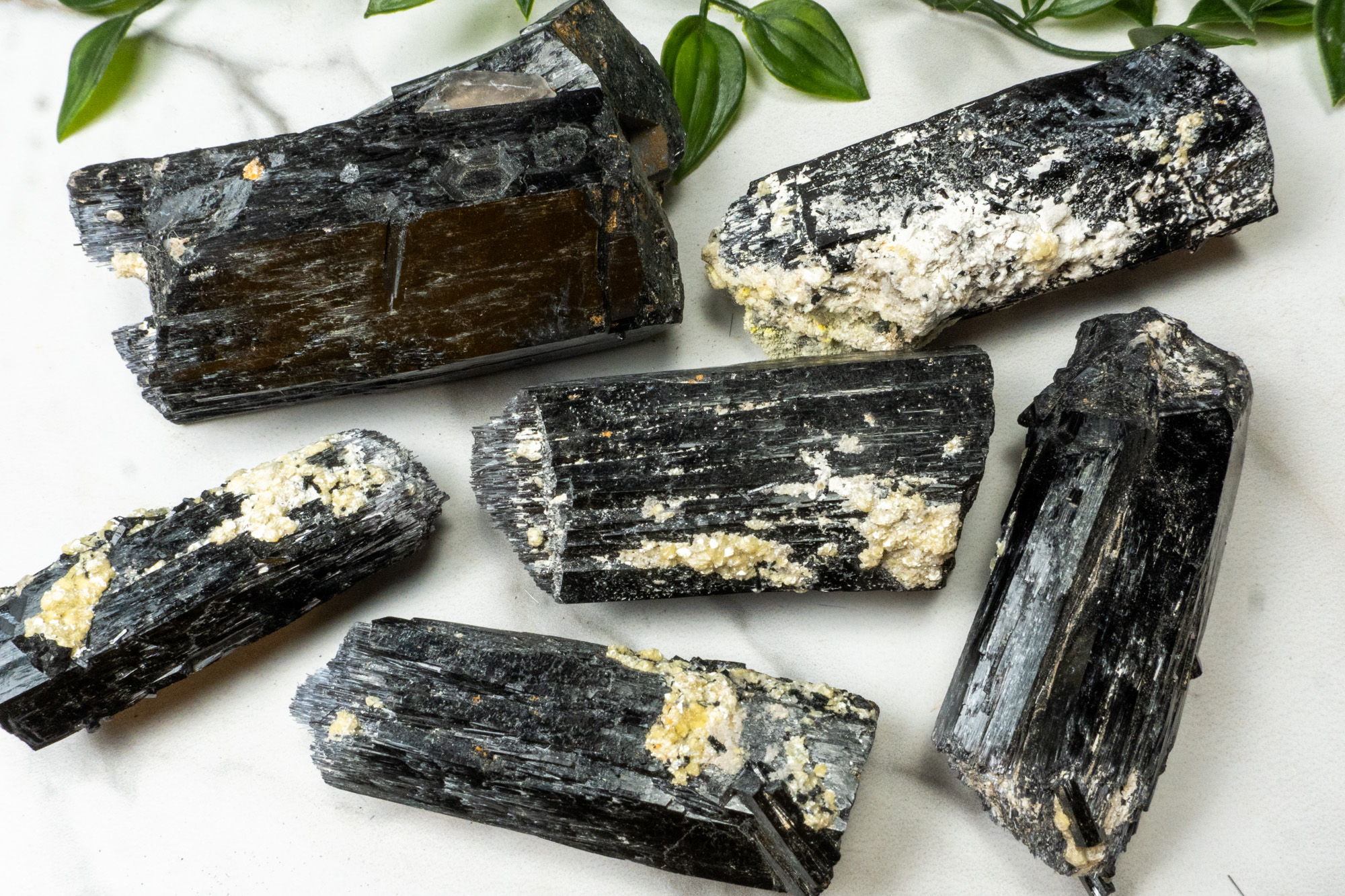 Namibian Black Tourmaline crystal