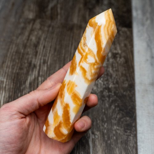 Honey Comb Calcite Tower #4