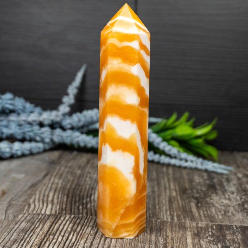 Honey Comb Calcite Tower #1