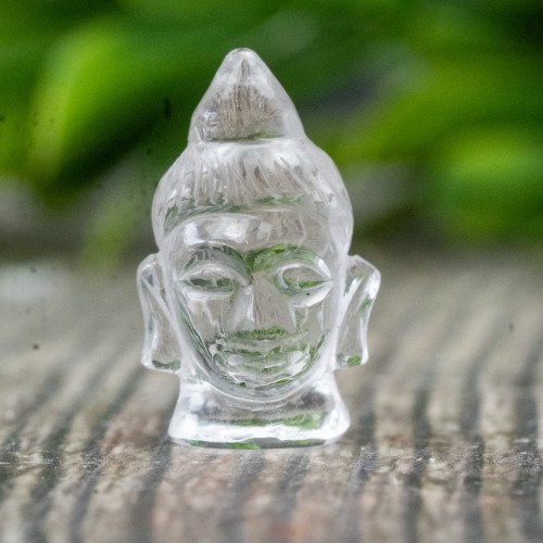 Colombian Quartz Buddha Head #1