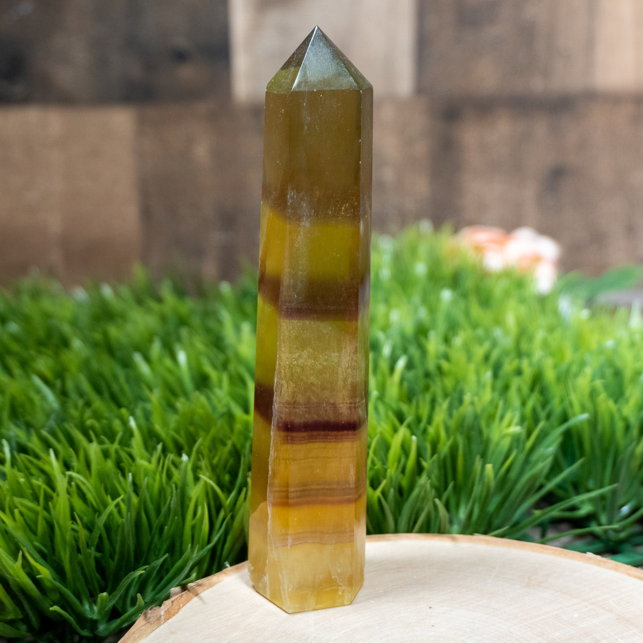 Yellow Fluorite Tower