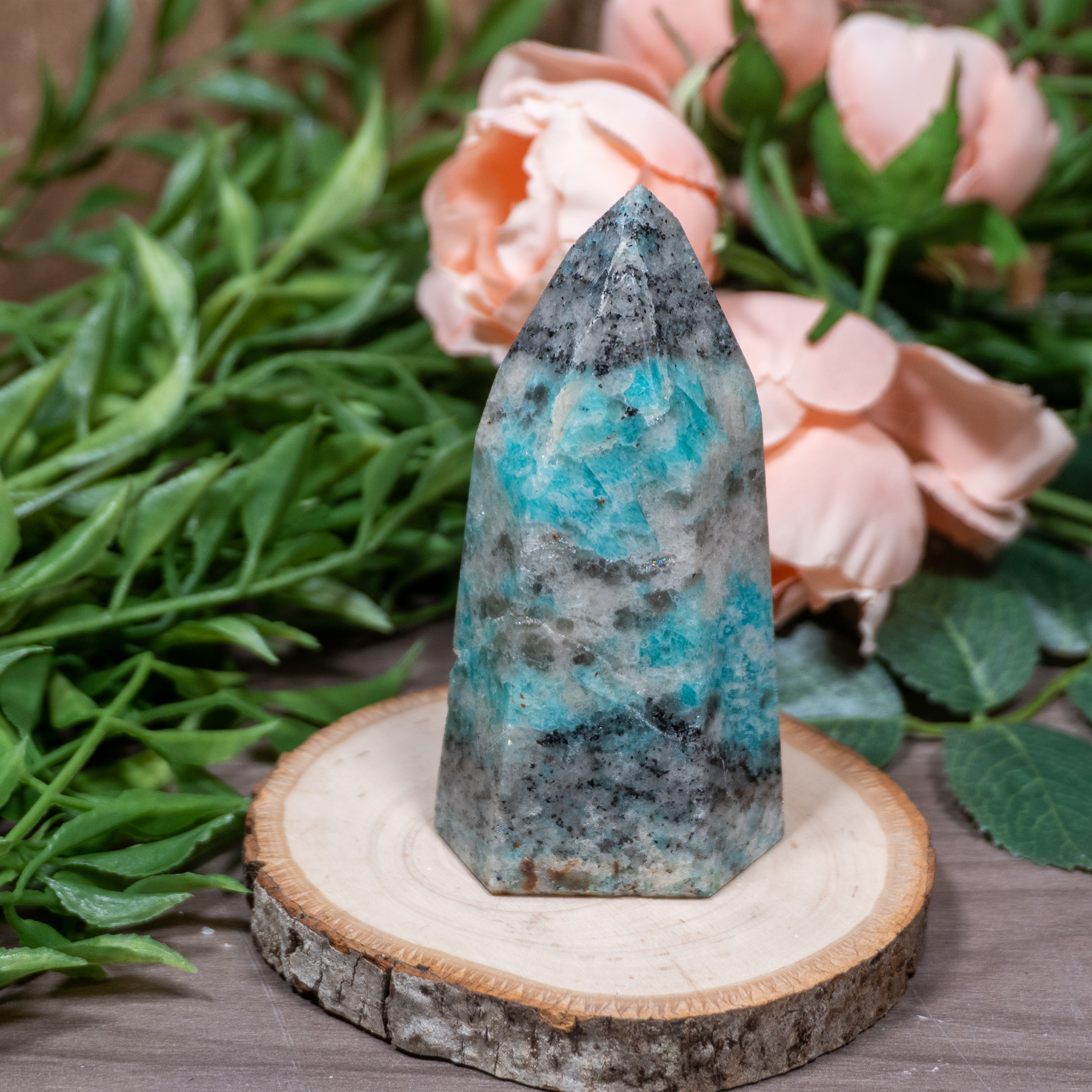 Small Amazonite Tower The Crystal Council