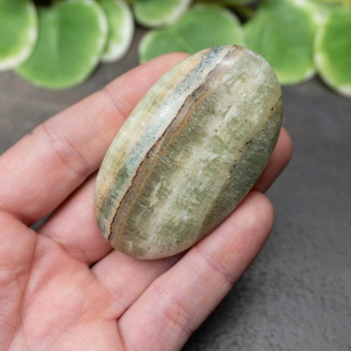 Kiwi Calcite Palmstone #2