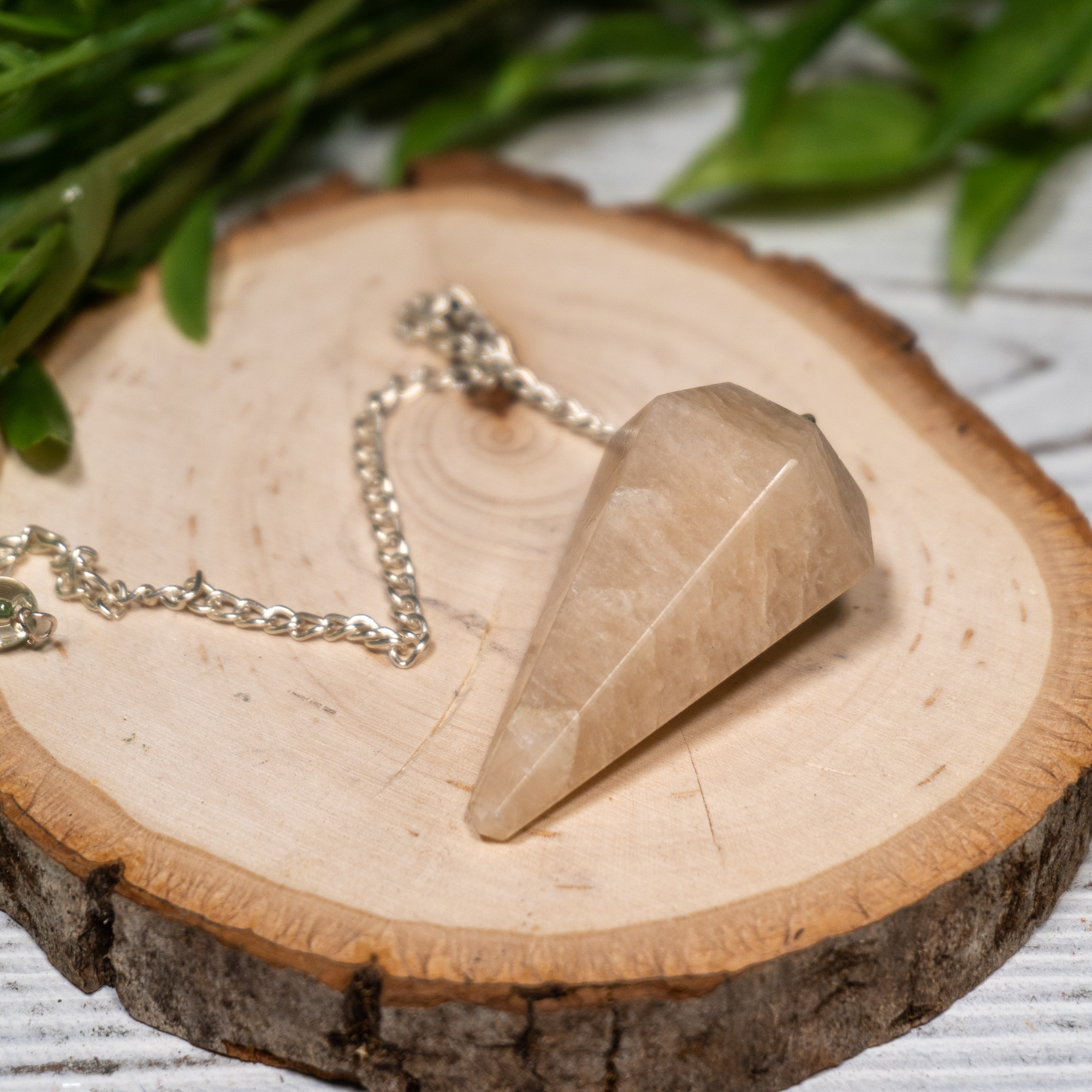 Peach Moonstone Pendulum