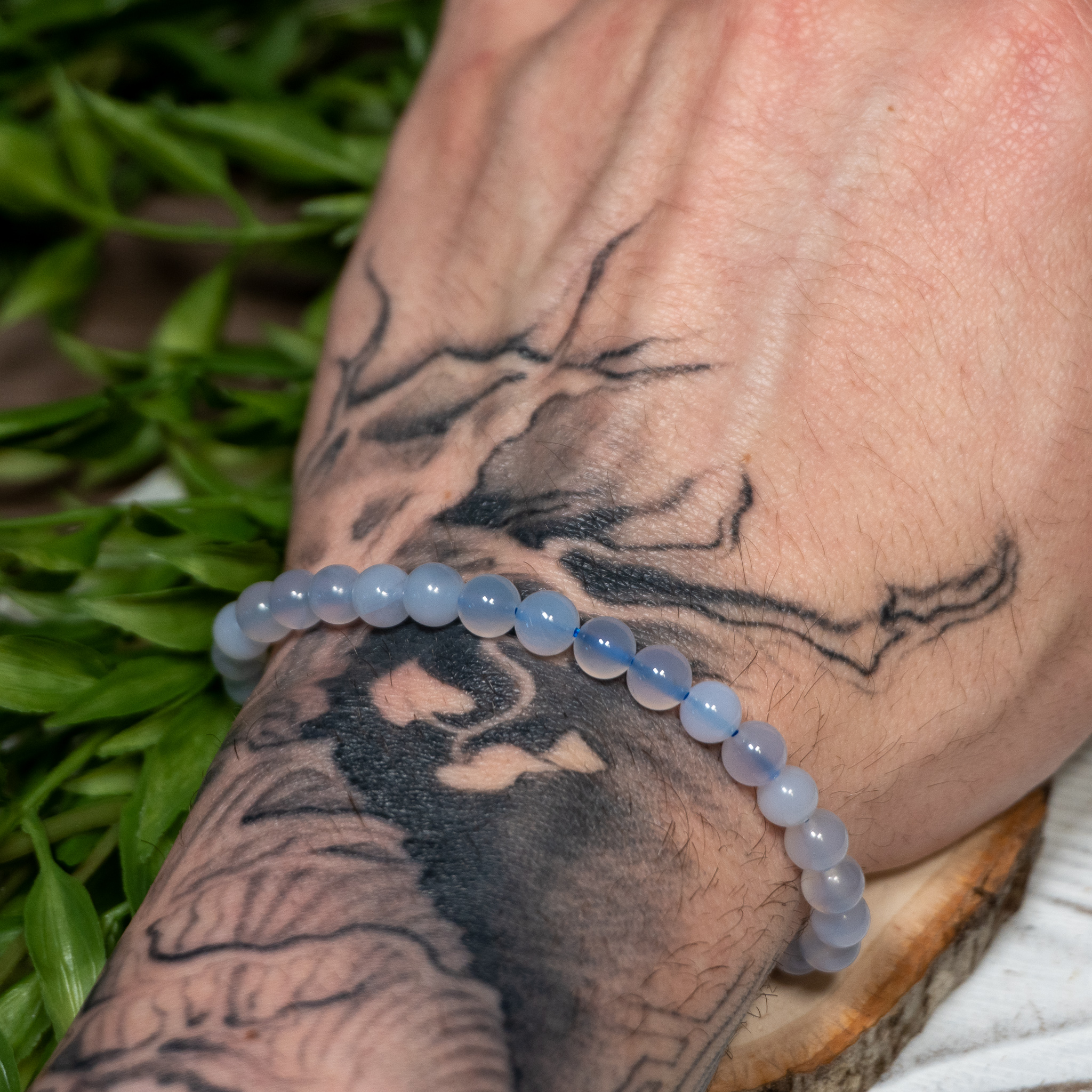 Blue Chalcedony Bracelet