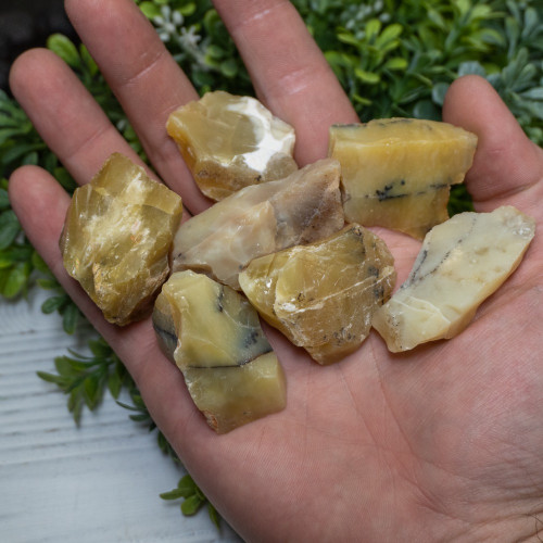 Small Raw Yellow Opal