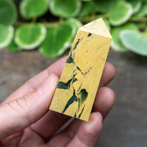 Epidote in Serpentine Tower #2