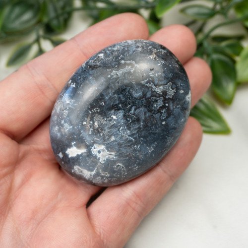 Blue Pacific Agate Palmstone #8