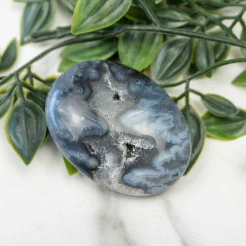 Blue Pacific Agate Palmstone #6