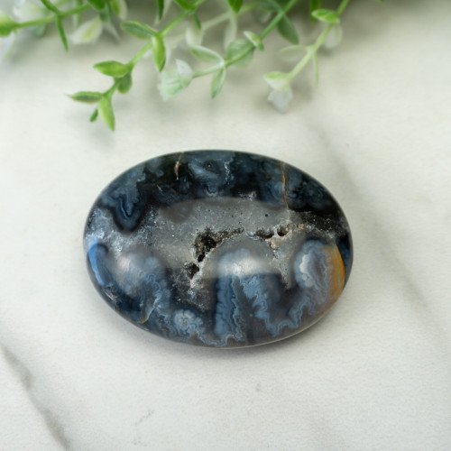 Blue Pacific Agate Palmstone #2