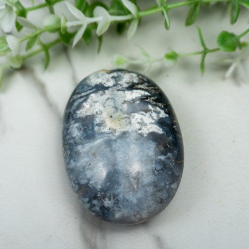 Blue Pacific Agate Palmstone #17