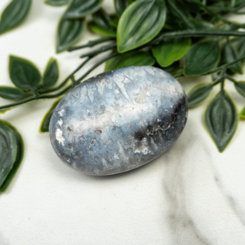 Blue Pacific Agate Palmstone #12