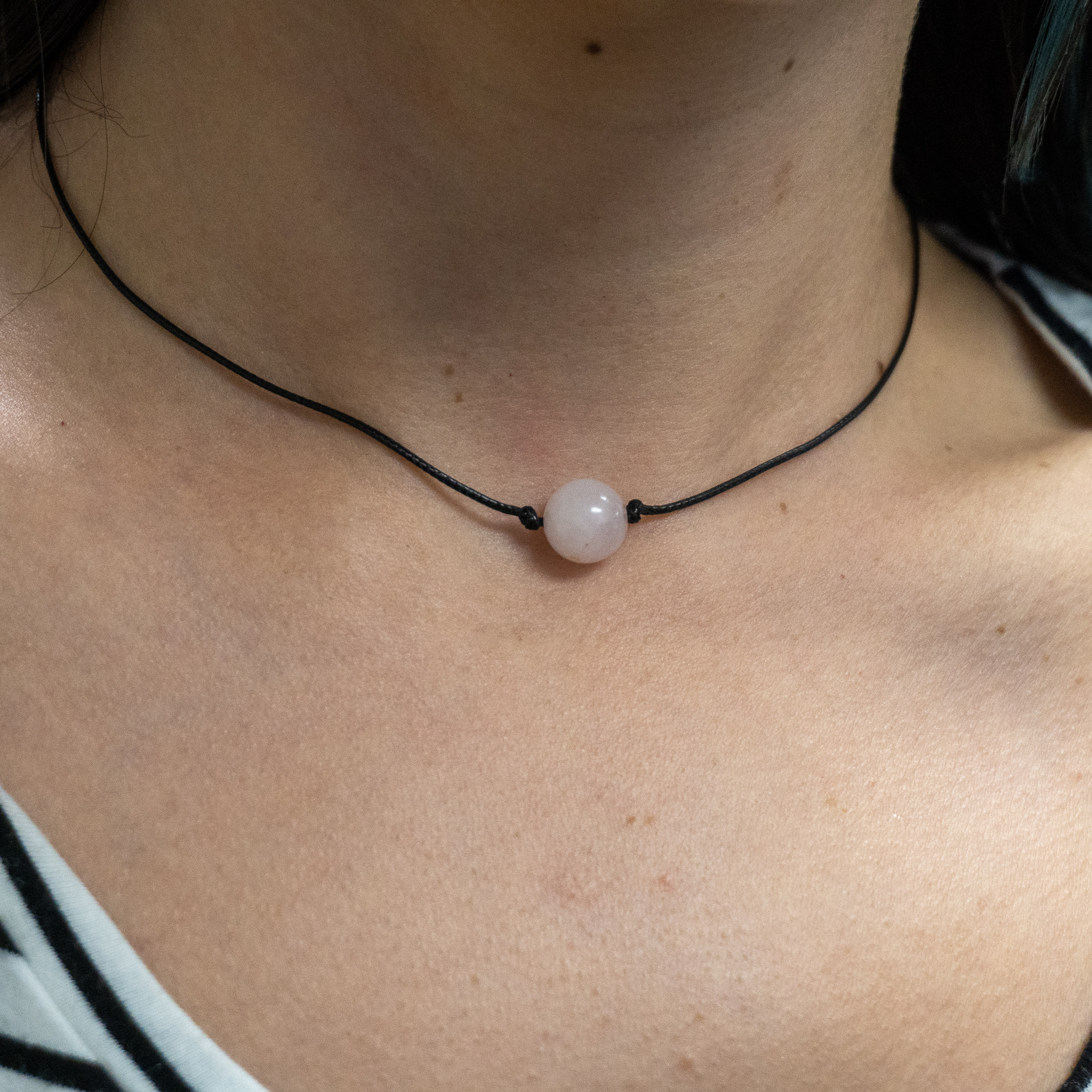 Rose Quartz Choker