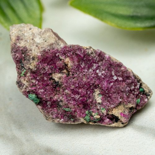 Cobaltoan Calcite with Malachite #2