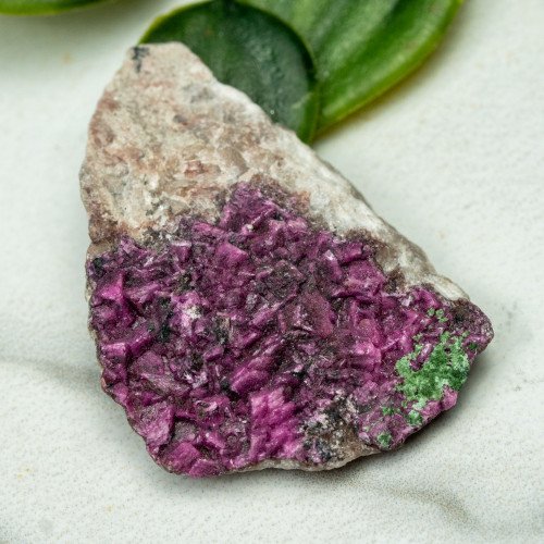 Cobaltoan Calcite with Malachite #1