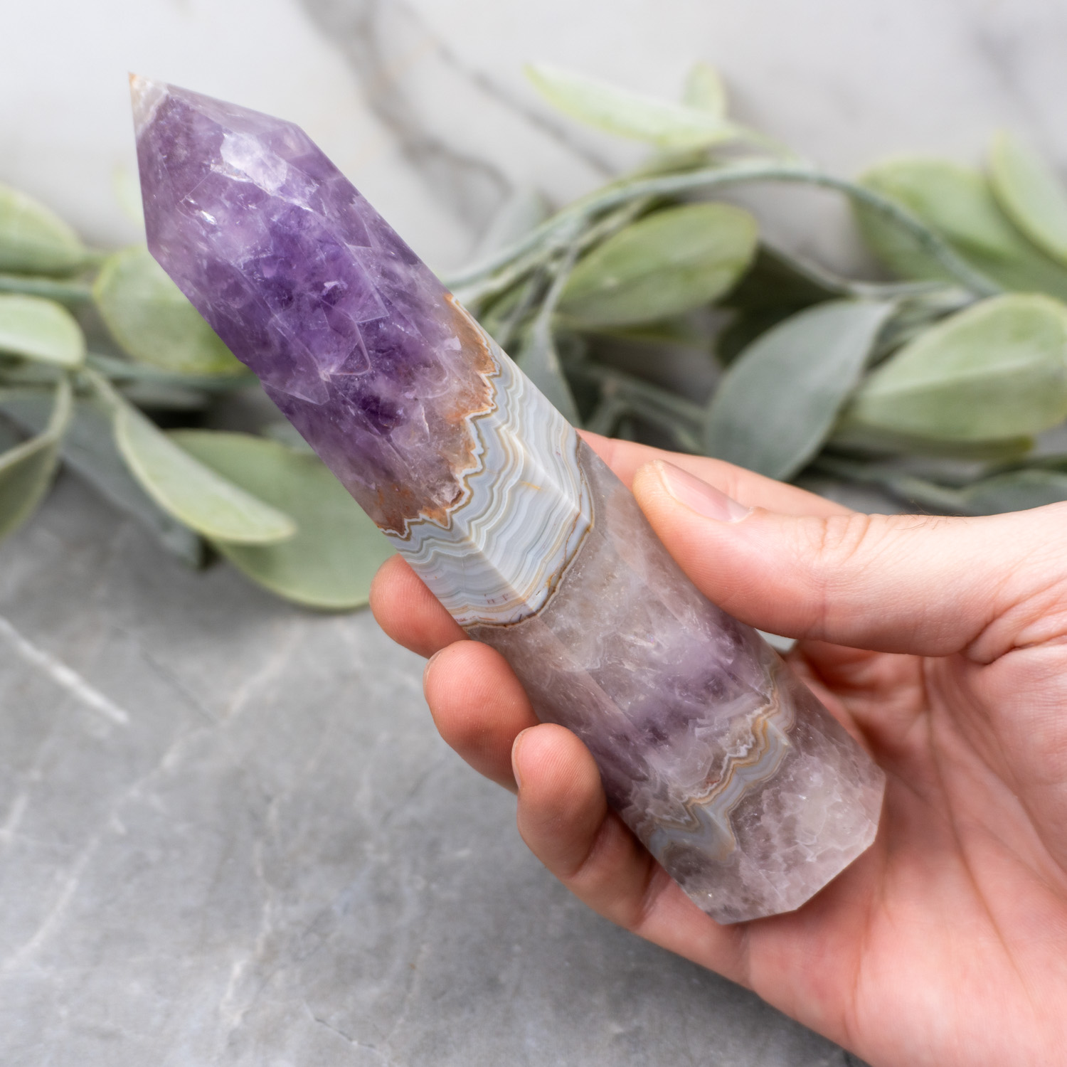Crazy Lace Amethyst Tower #5