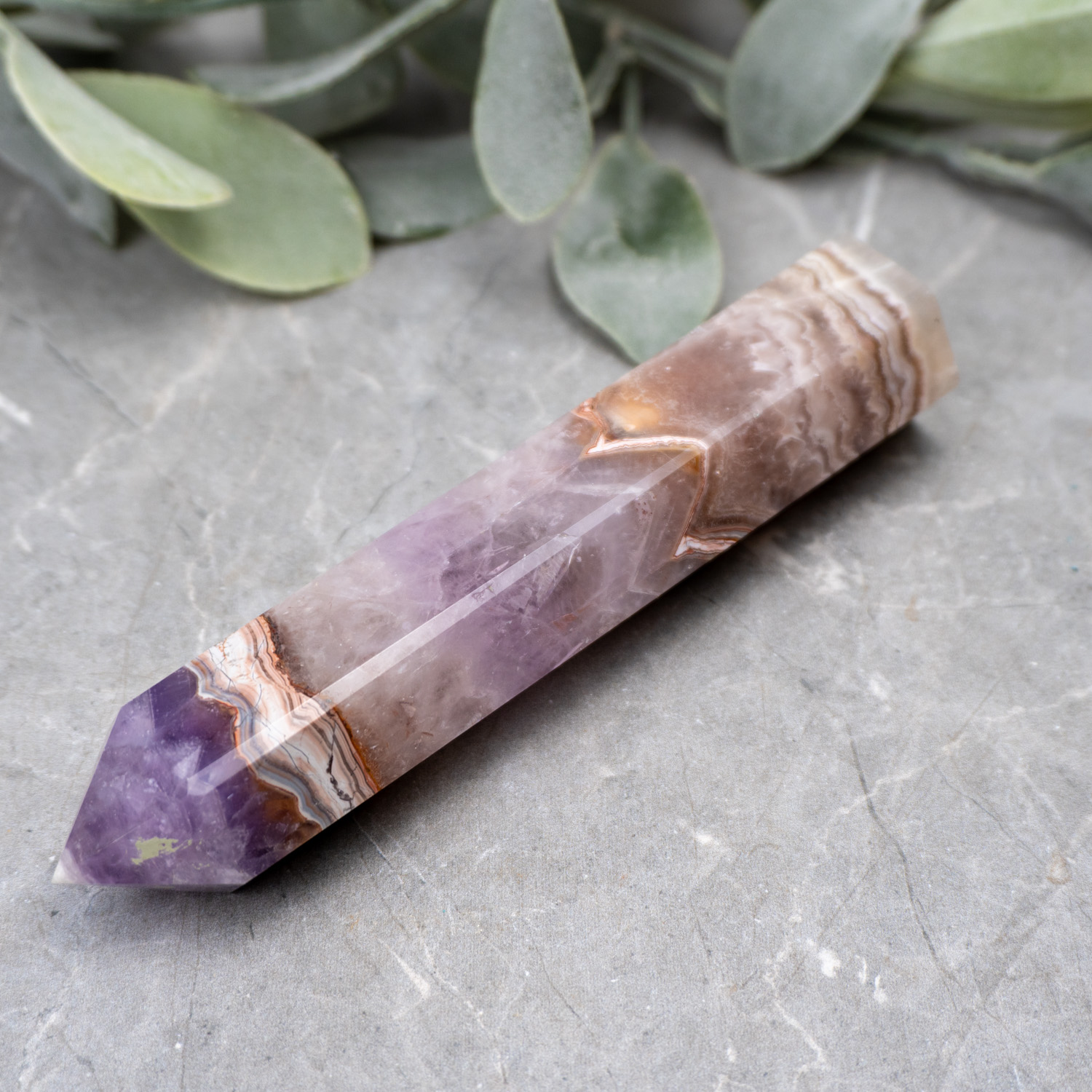 Crazy Lace Amethyst Tower #4