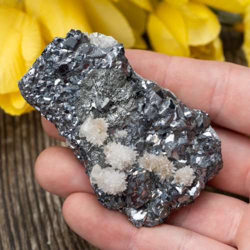 Mangano Calcite on Galena #3