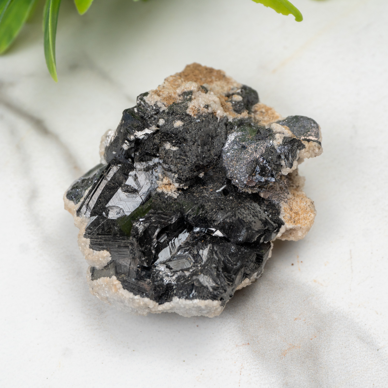 Galena on Calcite #1