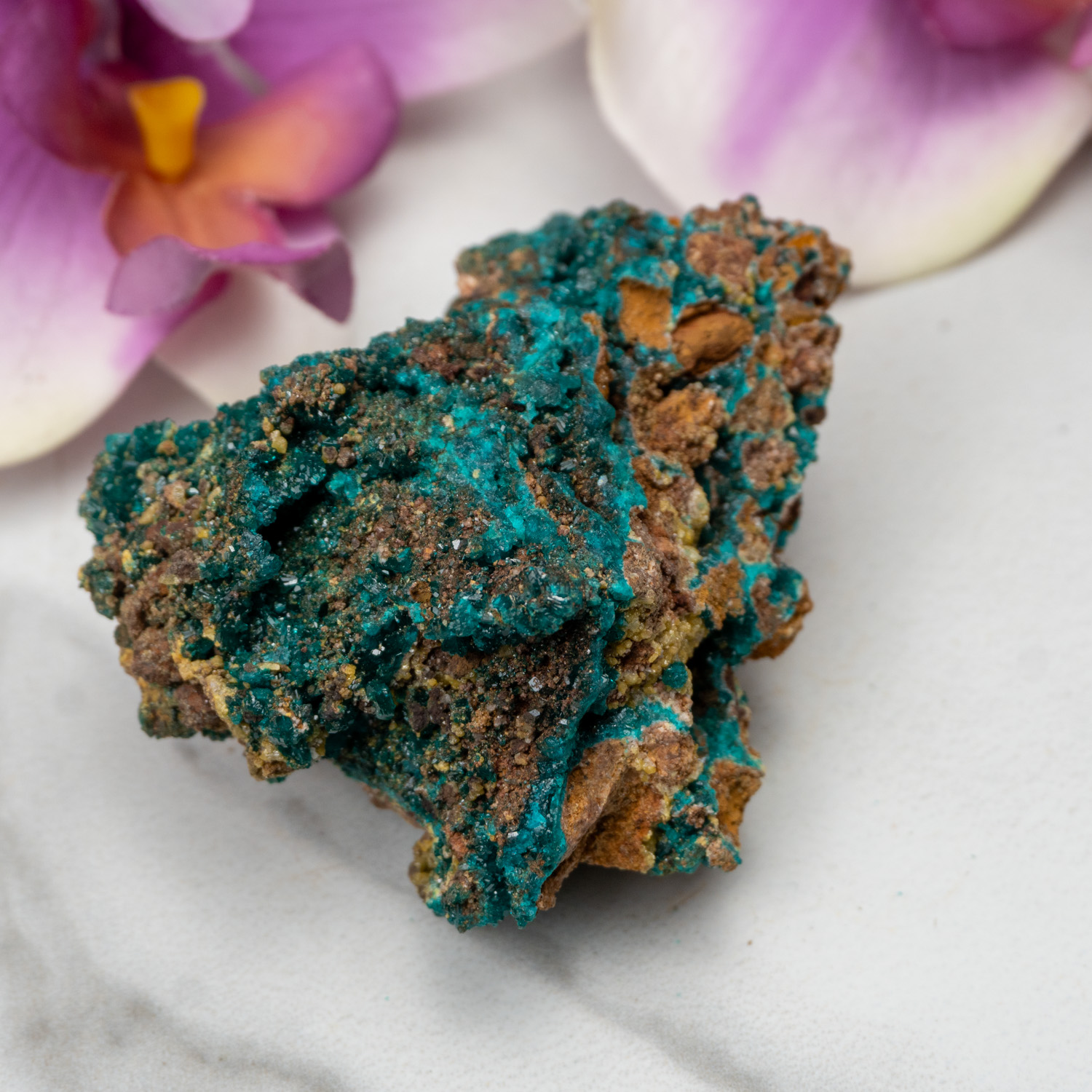 Dioptase with Mimetite #6