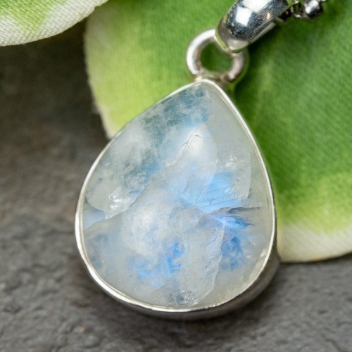 Rainbow Moonstone Necklace #4