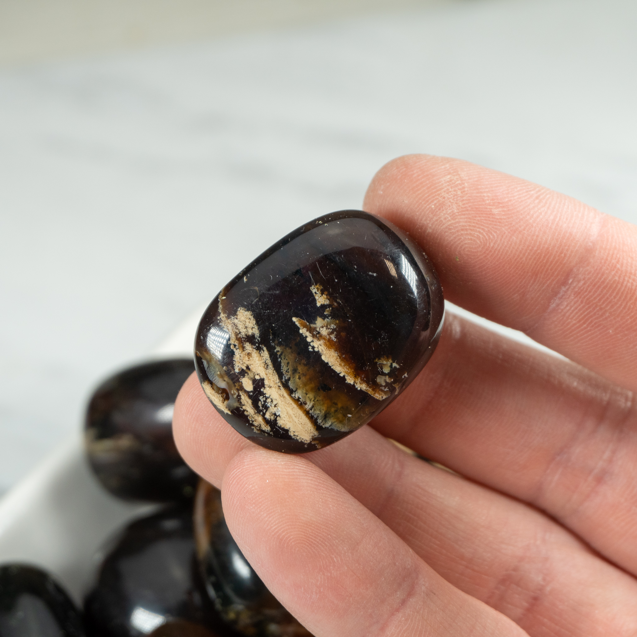 Tumbled Indonesian Brown Amber