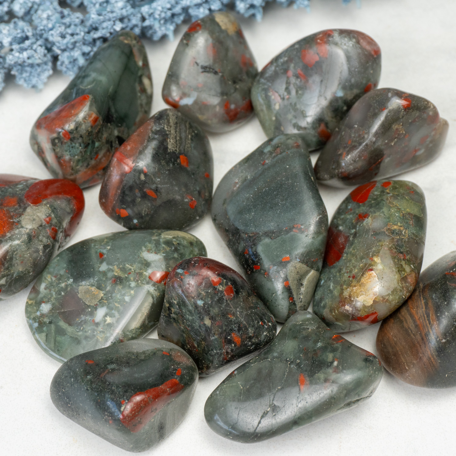 XL Bloodstone Tumbled