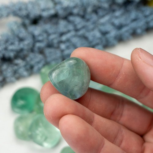 Green Fluorite Tumbled